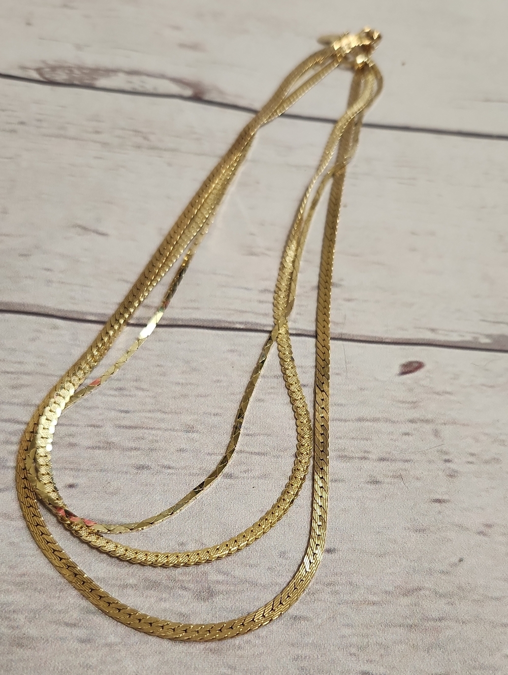 Gold-Tone Necklaces Set Of Three